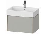 Duravit XViu Waschtisch-Unterschrank XV42350B107 68,4 x 39,7 x 45,4 cm, betongrau matt, 1 Auszug, champagner matt