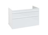 Villeroy und Boch Venticello Waschtisch-Unterschrank A92802RE 95,3 x 59 x 50,2 cm, Becken rechts, Griff White, Glass Glossy White