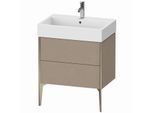Duravit XViu Waschtisch-Unterschrank XV45350B175 68,4 x 49,3 x 45,4 cm, leinen, 2 Auszüge, champagner matt