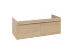 Villeroy und Boch Venticello Waschtisch-Unterschrank A93801VJ 115,3 x 42 x 50,2 cm, Griff Chrom, nordic oak