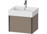 Duravit XViu Waschtisch-Unterschrank XV42340B211 58,4 x 39,7 x 45,4 cm, eiche kaschmir, 1 Auszug, schwarz matt