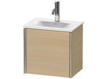 Duravit XViu Waschtisch-Unterschrank XV4030LB171 43x31x39,7cm, 1 Tür, champagner matt, Tür links, mediterrane eiche