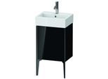 Duravit XViu Waschtisch-Unterschrank XV4531RB240 43,4x33,4x49,3cm, schwarz matt, rechts, schwarz hochglanz