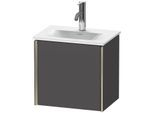 Duravit XViu Waschtisch-Unterschrank XV4030RB149 43x31x39,7cm, 1 Tür, champagner matt, Tür rechts, graphit matt