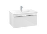 Villeroy und Boch Venticello Waschtisch-Unterschrank A93401DH 75,3 x 42 x 50,2 cm, Griff Chrom, Glossy White