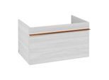 Villeroy und Boch Venticello Waschtisch-Unterschrank A93405E8 75,3 x 42 x 50,2 cm, Griff Copper, White Wood