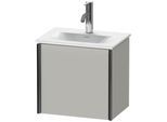 Duravit XViu Waschtisch-Unterschrank XV4030RB207 43x31x39,7cm, 1 Tür, schwarz matt, rechts, betongrau matt