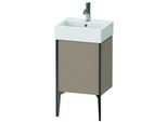 Duravit XViu Waschtisch-Unterschrank XV4531LB275 43,4x33,4x49,3cm, schwarz matt, links, leinen