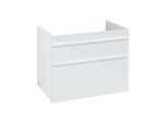 Villeroy und Boch Venticello Waschtisch-Unterschrank A92502RE 75,3 x 59 x 50,2 cm, Griff White, Glass Glossy White