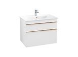 Villeroy und Boch Venticello Waschtisch-Unterschrank A92505MS 75,3 x 59 x 50,2 cm, Griff Copper, White Matt