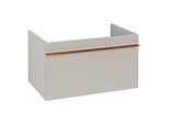 Villeroy und Boch Venticello Waschtisch-Unterschrank A93405VK 75,3 x 42 x 50,2 cm, Griff Copper, soft grey