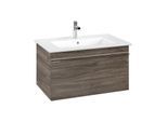 Villeroy und Boch Venticello Waschtisch-Unterschrank A93401RK 75,3x42x50,2cm, Griff Chrom, Stone Oak