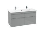 Villeroy & Boch Venticello Unterschrank A92901RA, 115,3x59x50,2cm, Glossy Grey, Griffe chrom