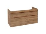 Villeroy und Boch Venticello Waschtisch-Unterschrank A92905RH 115,3x59x50,2cm, Griff Copper, Kansas Oak