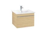 Villeroy und Boch Venticello Waschtisch-Unterschrank A93201VJ 55,3 x 42 x 50,2 cm, Griff Chrom, nordic oak