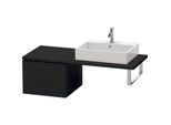 Duravit L-Cube Unterschrank LC583201616 52 x 54,7 cm, Eiche schwarz, für Konsole, 1 Auszug