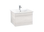 Villeroy und Boch Venticello Waschtisch-Unterschrank A93302E8 60,3 x 42 x 50,2 cm, Griff White, White Wood