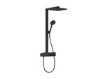hansgrohe Raindance E Duschsystem 1jet, mit ShowerTablet 350 Thermostat, schwarz matt