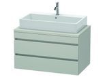 Duravit DuraStyle Waschtisch-Unterschrank DS531800707 90 x 54,8 cm, betongrau matt, für Konsole, 2 Schubkästen