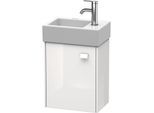 Duravit Brioso Waschtischunterschrank BR4049L2222 364x239mm, Weiß Hochglanz, Tür links