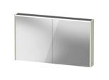 Duravit D-Code Spiegelschrank Verspiegelt DC71080HHHH2000 1200x700x148, Blassgrün Matt, Steckdose J, LED Beleuchtung