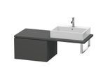 Duravit L-Cube Unterschrank LC583304949 62 x 54,7 cm, graphit matt, für Konsole, 1 Auszug