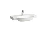 LAUFEN The new classic Waschtisch H8138550001581 80x48cm, unterbaufähig, ohne Überlauf, mit 3 Hahnloch, weiß