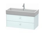 Duravit Brioso Waschtischunterbau BR415600909 984x459mm, Lichtblau Matt, 2 Auszüge