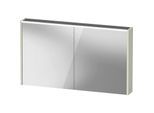 Duravit D-Code Spiegelschrank Verspiegelt DC71080HHHH0000 1200x700x148, Blassgrün Matt, Steckdose, LED Beleuchtung