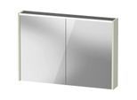 Duravit D-Code Spiegelschrank Verspiegelt DC71070HHHH2000 1000x700x148, Blassgrün Matt, Steckdose J, LED Beleuchtung