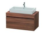 Duravit DuraStyle Waschtisch-Unterschrank DS531407979 100 x 54,8 cm, nussbaum natur, für Konsole, 1 Auszug