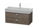 Duravit Brioso Waschtischunterbau BR415601051 984x459mm, Pine Terra/Chrom, 2 Auszüge
