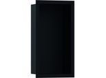 hansgrohe XtraStoris Wandnische 56095670 30x15x10cm, mit Designrahmen, mattschwarz, mattschwarz