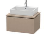 Duravit L-Cube Waschtisch-Unterschrank LC581107575 72 x 54,7 cm, leinen, für Konsole, 1Auszug