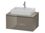 Duravit L-Cube Waschtisch-Unterschrank LC581208989 82 x 54,7 cm, flannel grey hochglanz, für Konsole, 1Auszug