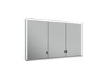 Keuco Royal Lumos Spiegelschrank 14305172303 Wandvorbau, silber-eloxiert, 3 lange Türen, 1200 x 735 x 165 mm