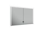 Keuco Royal Lumos Spiegelschrank 14308172301 Wandvorbau, silber-eloxiert, verdecktes Ablagefach, 1050 x 735 x 165 mm