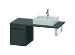Duravit DuraStyle Waschtisch-Unterschrank DS533104949 40 x 54,8 cm, graphit matt, für Konsole, 1 Auszug