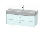 Duravit Brioso Waschtischunterbau BR415700909 1184x459mm, Lichtblau Matt, 2 Auszüge