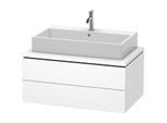 Duravit L-Cube Waschtisch-Unterschrank LC581801818 92 x 54,7 cm, weiß matt, für Konsole, 2 Schubkästen