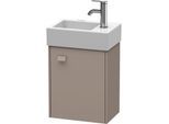 Duravit Brioso Waschtischunterbau BR4049R4343 364x239mm, Basalt Matt, Tür rechts