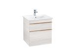 Villeroy und Boch Venticello Waschtisch-Unterschrank A92305E8 55,3 x 59 x 50,2 cm, Griff Copper, White Wood