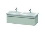 Duravit DuraStyle Waschtisch-Unterschrank DS639800707 123x44,8x39,8cm, 1 Auszug, Becken links/rechts, betongrau matt