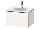 Duravit L-Cube Waschtisch-Unterschrank LC613501818 62 x 48,1 cm, weiß matt, 1 Auszug, wandhängend