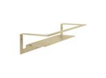 Herzbach Living Wandablage 21.820000.1.41 für Duschutensilien, Wandmontage, 300mm, brass steel