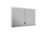 Keuco Royal Lumos Spiegelschrank 14308172303 1050x735x165mm, silber-eloxiert, 2 lange Türen, Wandvorbau