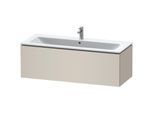 Duravit L-Cube Waschtisch-Unterschrank LC614309191 122 x 48,1 cm, taupe matt, 1 Auszug, wandhängend