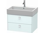 Duravit Brioso Waschtischunterbau BR415401009 684x459mm, Lichtblau Matt/Chrom, 2 Auszüge