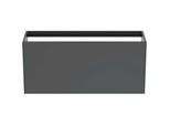 Ideal Standard Conca Waschtisch-Unterschrank T3939Y2 ohne Waschtisch-Platte, 1 Auszug, 120 x 37 x 54 cm, Anthrazit matt lackiert