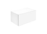 Keuco X-Line Sideboard 33126300000 80x40x49cm, Dekor weiß matt, Glas weiß klar